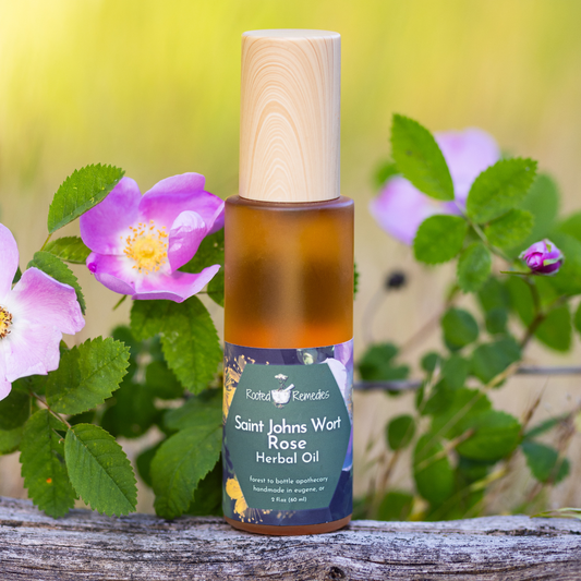 Herbal Oil: Saint Johns Wort-Rose