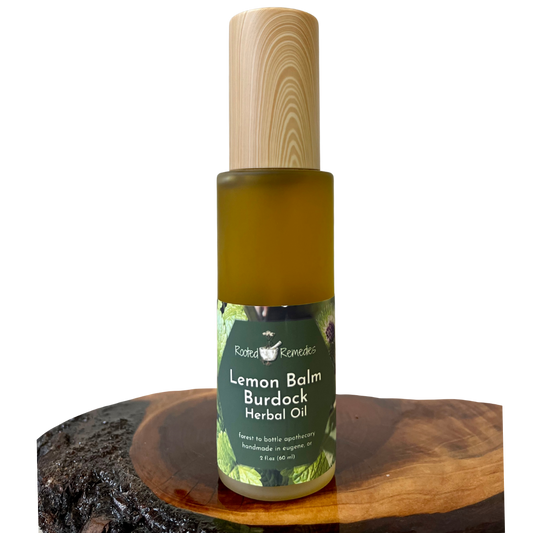 Herbal Oil: Lemon Balm-Burdock
